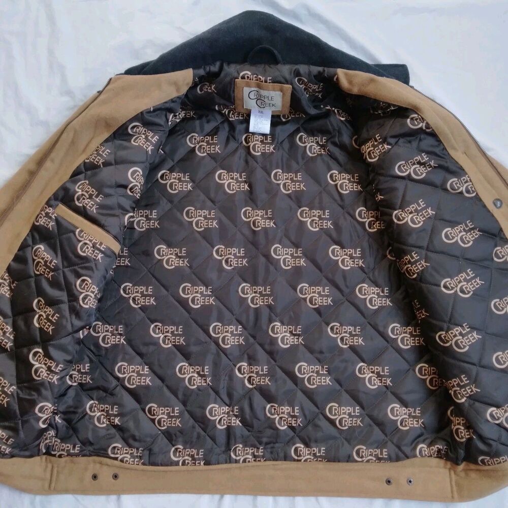 Vintage Cripple Creek Jacket Wool Blend Western Southwestern Rodeo USA Mens XXL - Picture 7 of 13